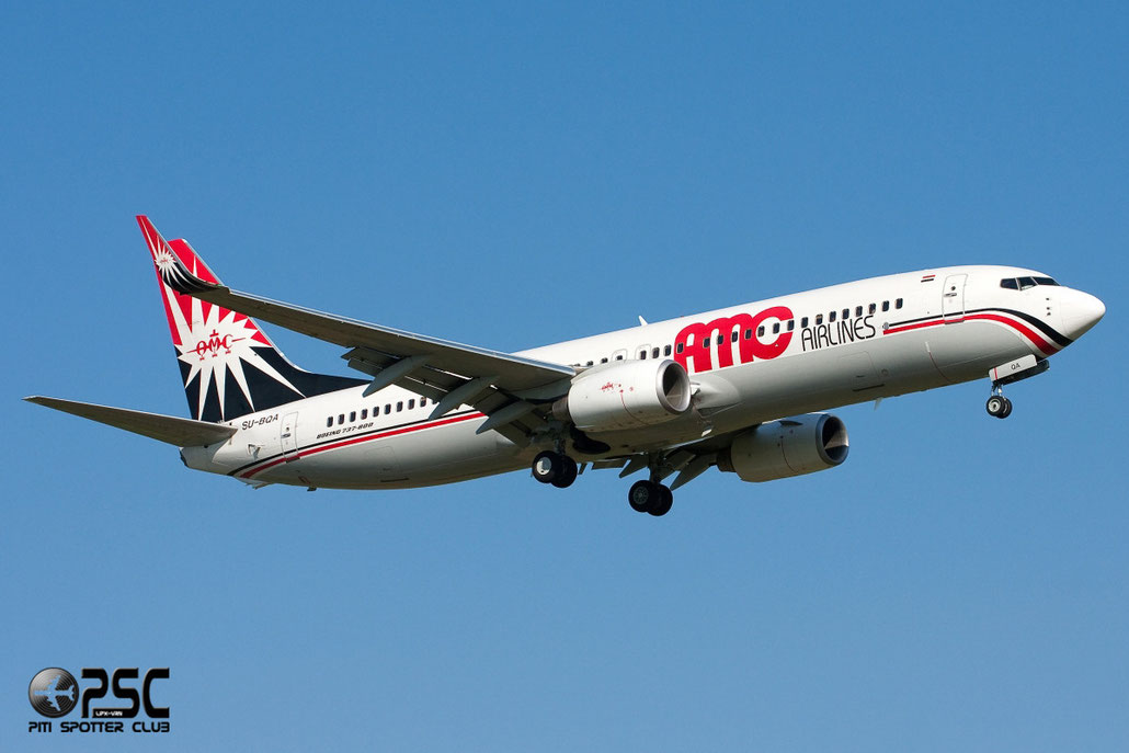 SU-BQA B737-86N 35220/2406 AMC Airlines - Aircraft Maintenance Company