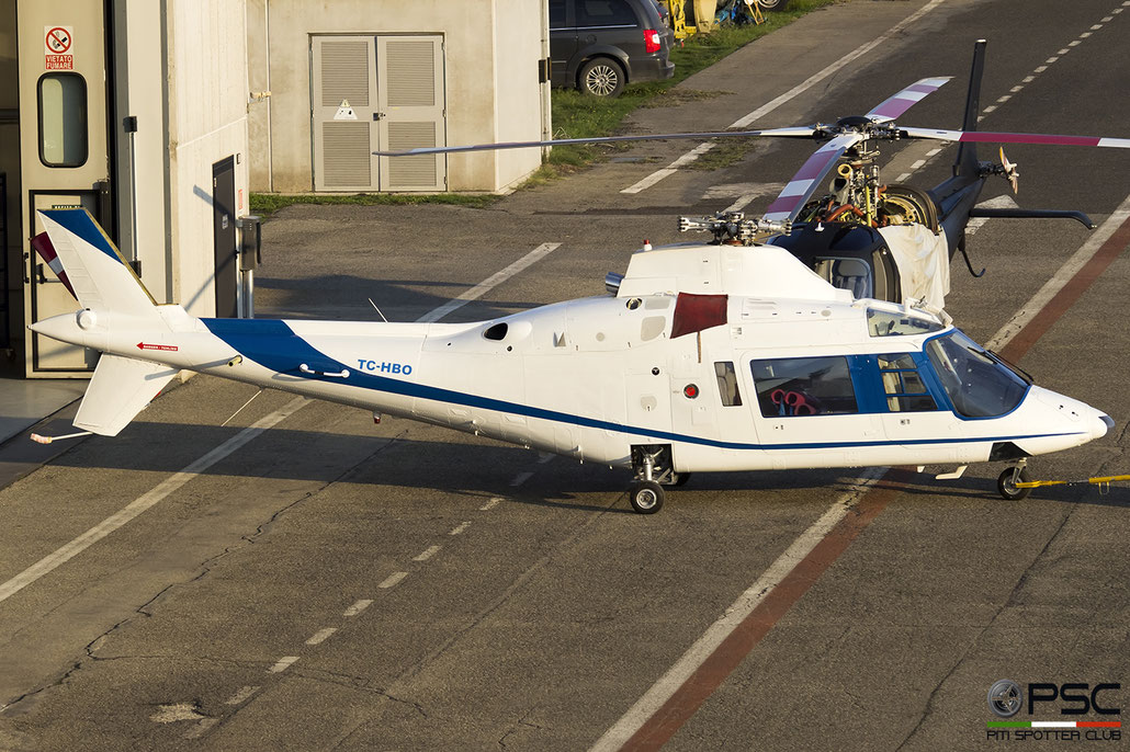 TC-HBO Helicopter Agusta A109A-II Serial 7414 @ Reggio Emilia 2018 © Piti Spotter Club Verona 