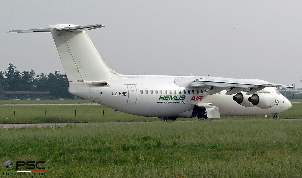 LZ-HBE BAe146-300 E3131 Hemus Air @ Aeroporto di Verona   © Piti Spotter Club Verona