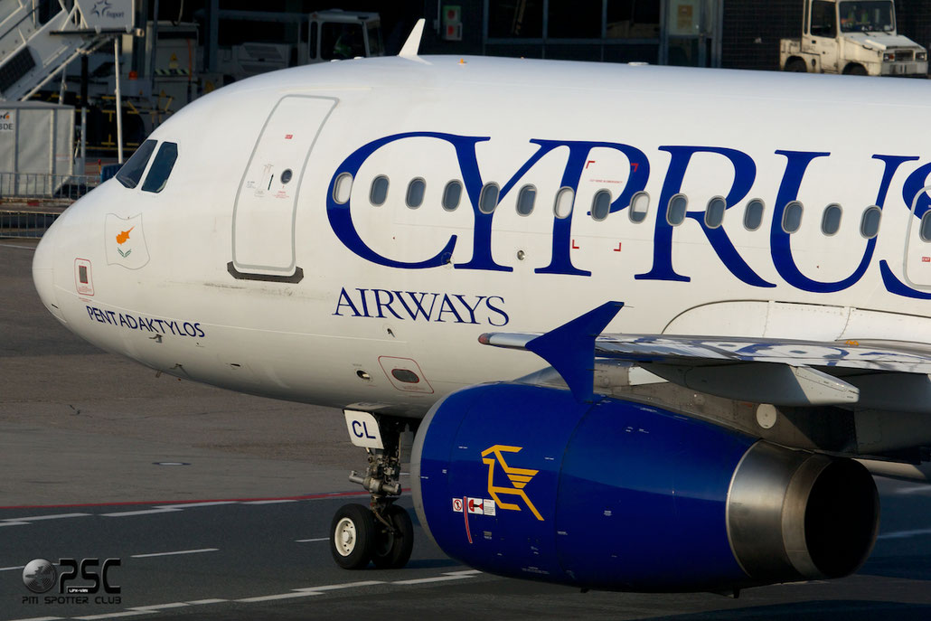 5B-DCL A320-232 2334 Cyprus Airways (1947) @ Frankfurt Airport 25.07.2014 © Piti Spotter Club Verona