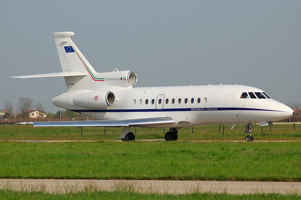 MM62244 - Italy - Air Force - Dassault Falcon 900EXE - MM62244 @ Aeroporto di Verona © Piti Spotter Club Verona