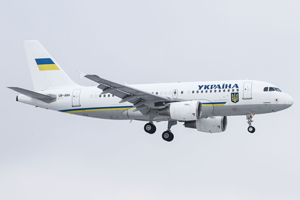 UR-ABA A319-115 (ACJ) 3260 Government of Ukraine @ Zurich Airport 20.01.2016 © Piti Spotter Club Verona