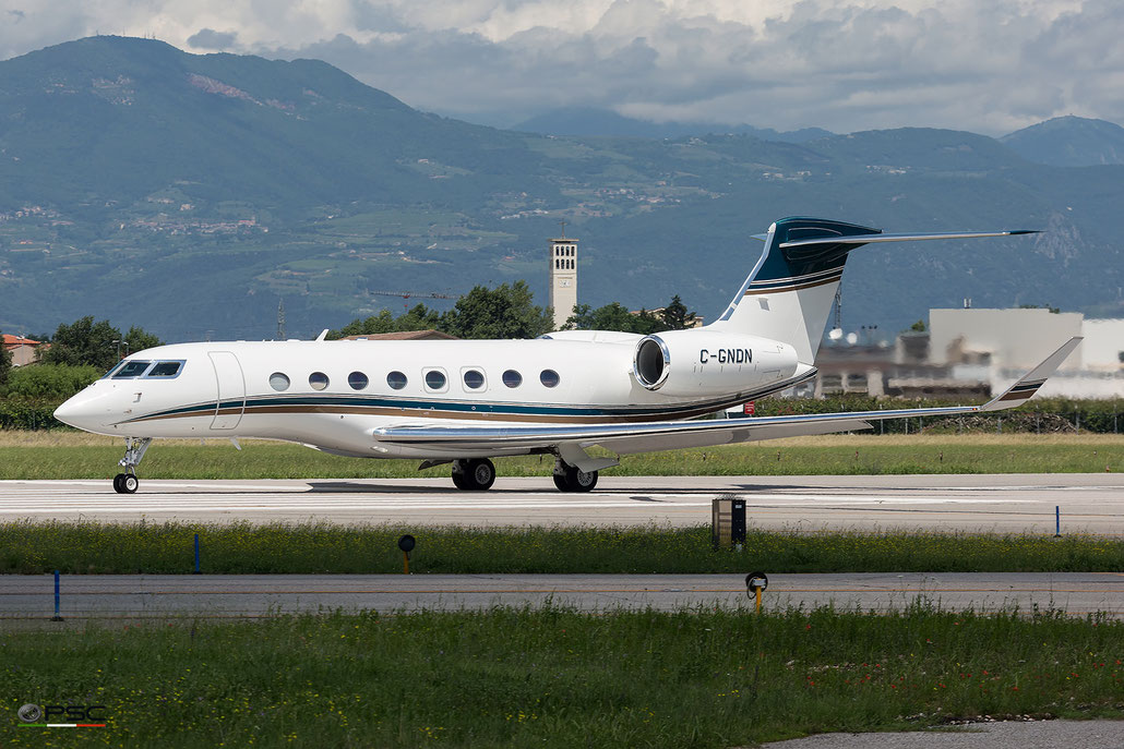C-GNDN G650 6162 Skyservice Business Aviation Inc. @ Aeroporto di Verona - 15/06/2016 © Piti Spotter Club Verona