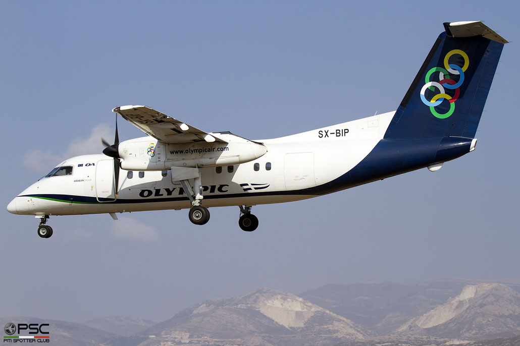 SX-BIP De Havilland Canada DHC-8-102 347  PW120A  Olympic Air  1992 @ Naxos 09 2023 © Piti Spotter Club Verona