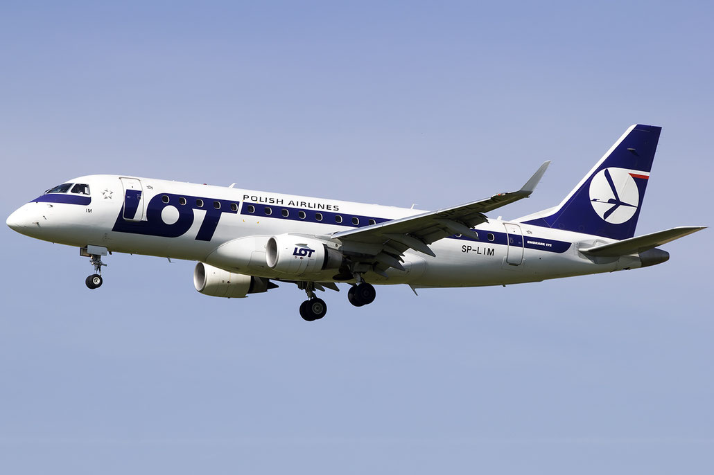SP-LIM ERJ175LR 17000311 LOT Polish Airlines - Polskie Linie Lotnicze @ Zurich Airport 05.2016 © Piti Spotter Club Verona