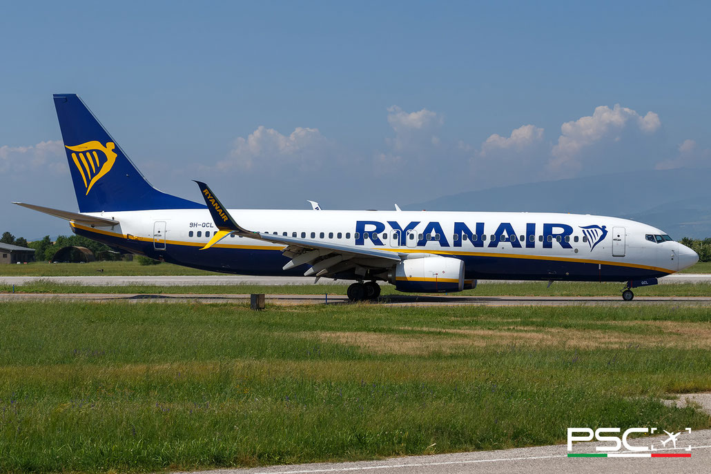 9H-QCL Boeing 737-8AS 44732 5861 cfm56-7B26E  Malta Air>Ryanair 2016 @ Aeroporto di Verona 07 2025 © Piti Spotter Club Verona