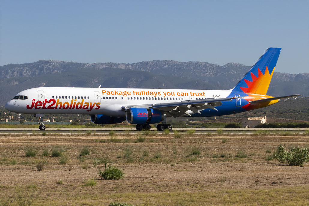 G-LSAD B757-236 24397/221 Jet2 @ Palma de Mallorca Airport 07.2014 © Piti Spotter Club Verona
