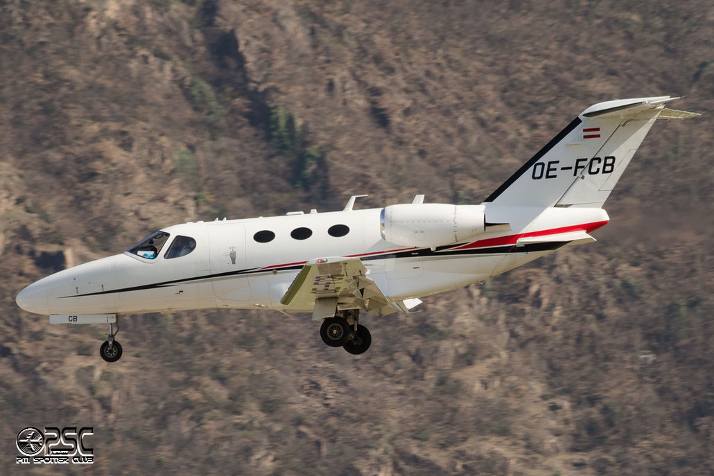 OE-FCB Ce510 510-0044 GlobeAir AG @ Aeroporto di Bolzano © Piti Spotter Club Verona