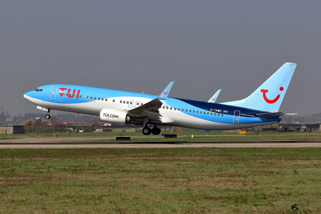 G-TAWD B737-8K5 37265/3939 Thomson Airways @ Aeroporto di Verona 25.03.2017  © Piti Spotter Club Verona