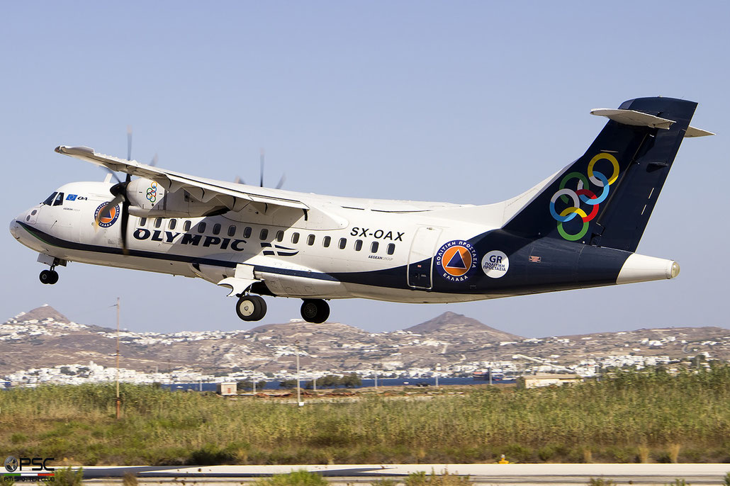 SX-OAX  ATR42-500  1016  Olympic Air @ Milos 2020 © Piti Spotter Club Verona 