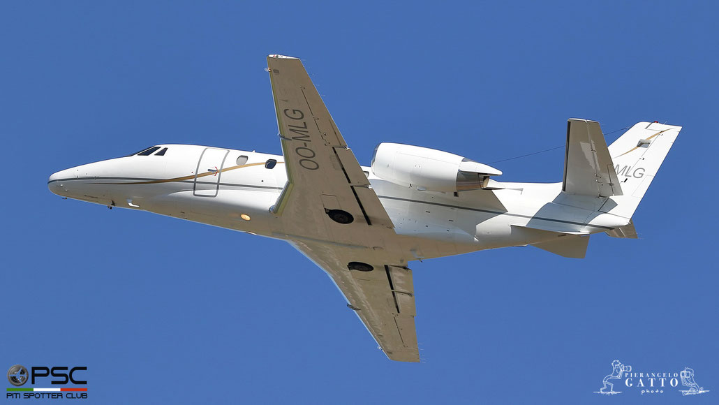OO-MLG Ce560XL 560-5028 Abelag Aviation @ Aeroporto di Verona 07.07.2018  © Piti Spotter Club Verona