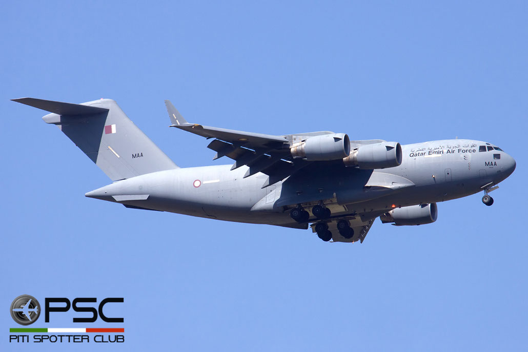 A7-MAA  MAA  C-17A  50209/F208/QA1  10sq  © Piti Spotter Club Verona