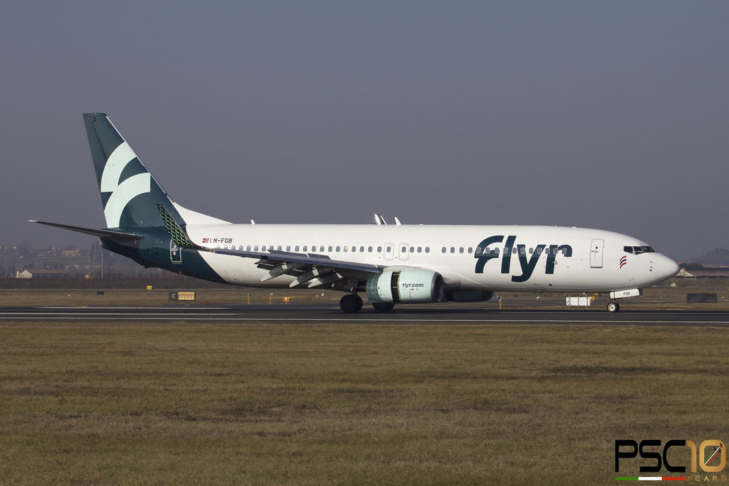 LN-FGB  B737-82R  40881/4513  Flyr  @ Aeroporto di Verona  01 2022 © Piti Spotter Club Verona
