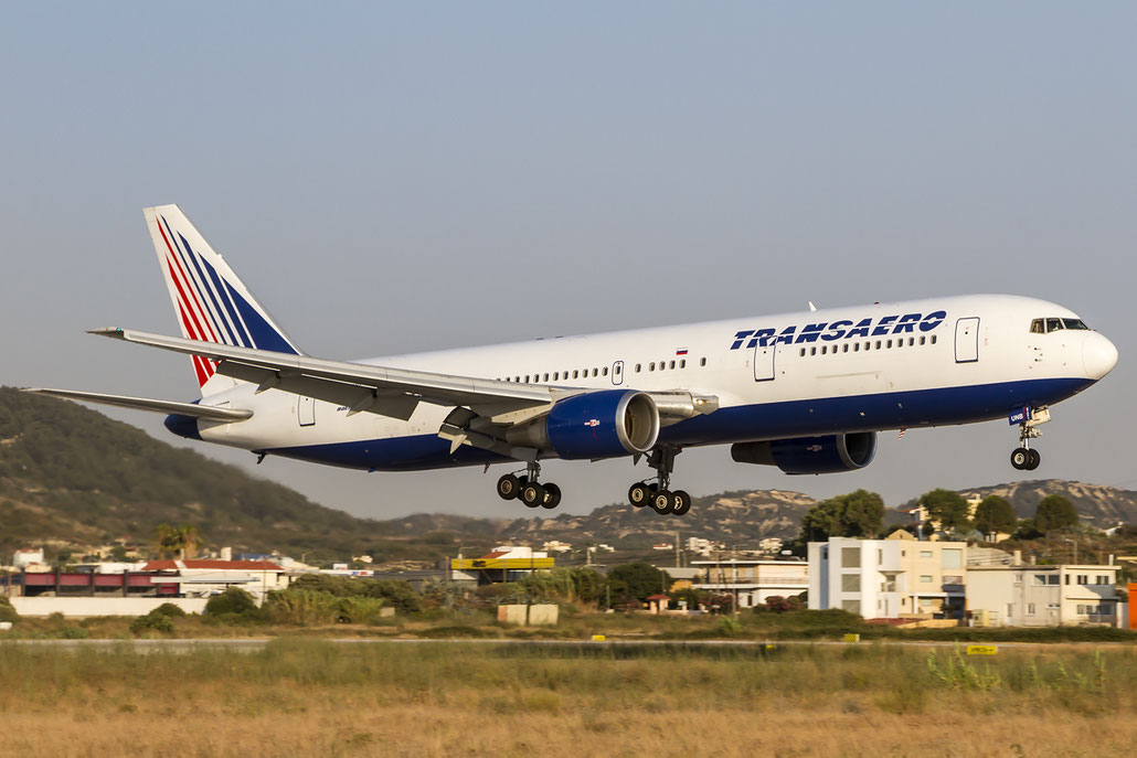 EI-UNB B767-3P6ER 26234/538 Transaero Airlines @ Rhodes Airport 07.2015 © Piti Spotter Club Verona