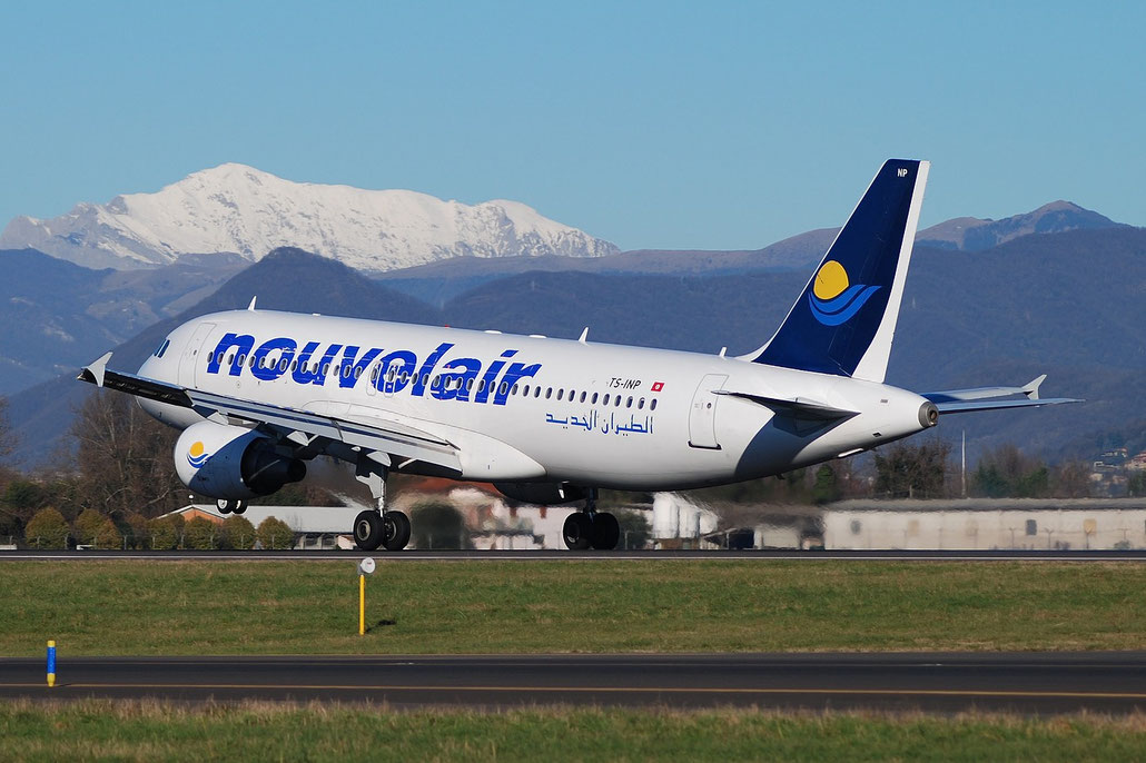 TS-INP A320-214 1597 Nouvelair Tunisie @ Bergamo Airport 05.01.2015 © Piti Spotter Club Verona