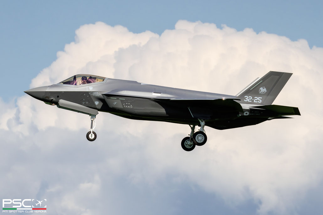 MM7380 32-25 F-35A AL-30/5829 @ TLP 2025 Albacete © Archivio Piti Spotter Club Verona
