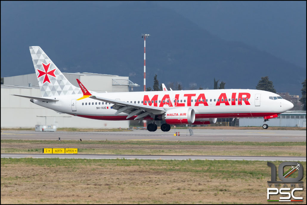 9H-VUE  B737-8-200  65876/8047  Malta Air  @ Bergamo Airport © 02 2022 Piti Spotter Club Verona