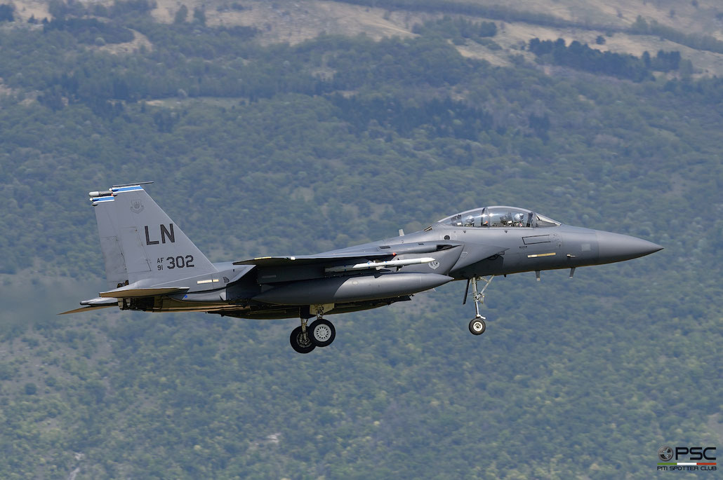 91-0302  LN  F-15E-51-MC  1209/E167  492nd FS © Piti Spotter Club Verona 