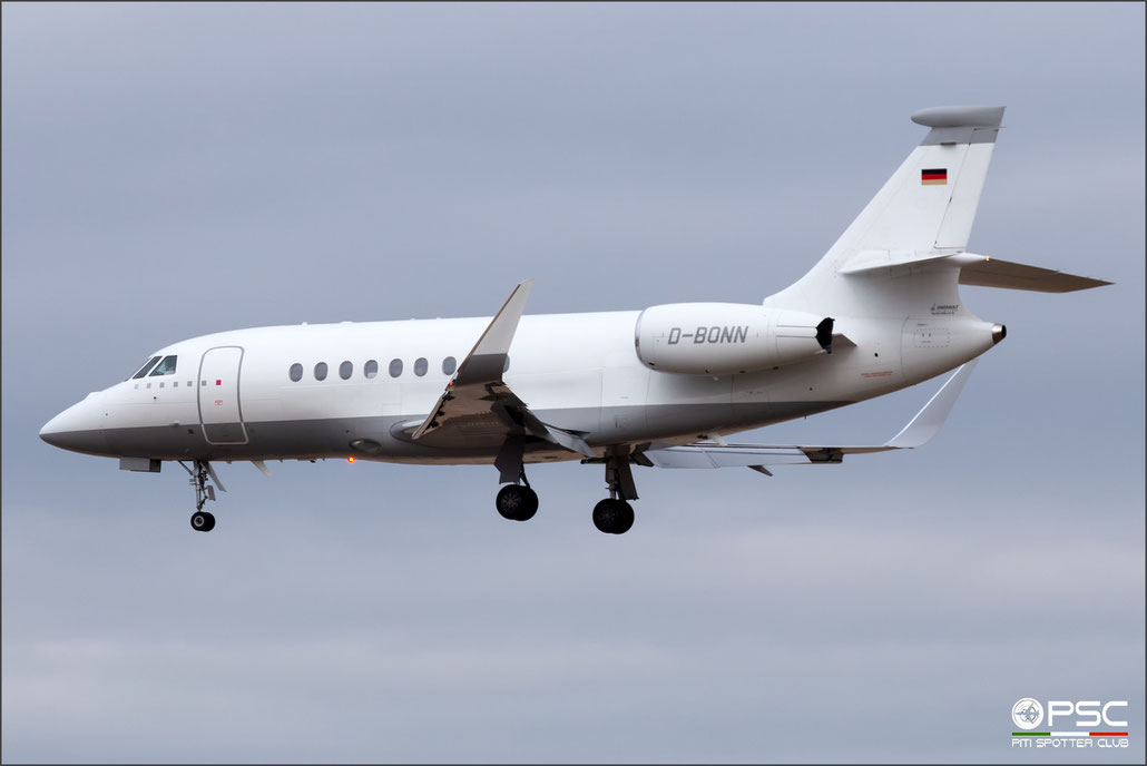 D-BONN Falcon 2000LX 118 Jet Aviation Deutschland GmbH @ Barcelona 04.2023 © Piti Spotter Club Verona