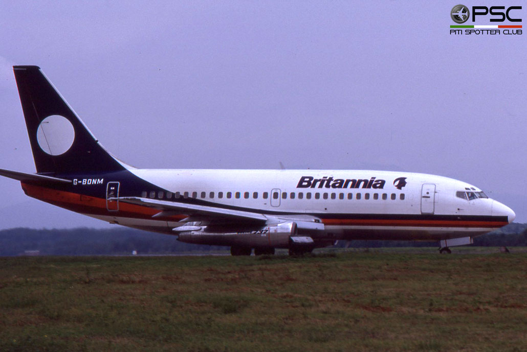 G-BONM B737-2A3 22738/834 Britannia Airways © 2018 courtesy of Marco Ceschi - Piti Spotter Club Verona