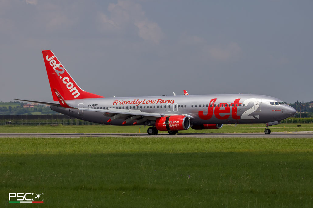 G-JZBN Boeing 737-800 63168 6923 cfm56-7B26E Croatia Jet2 2018 @ Aeroporto di Verona 06 2024 © Piti Spotter Club Verona