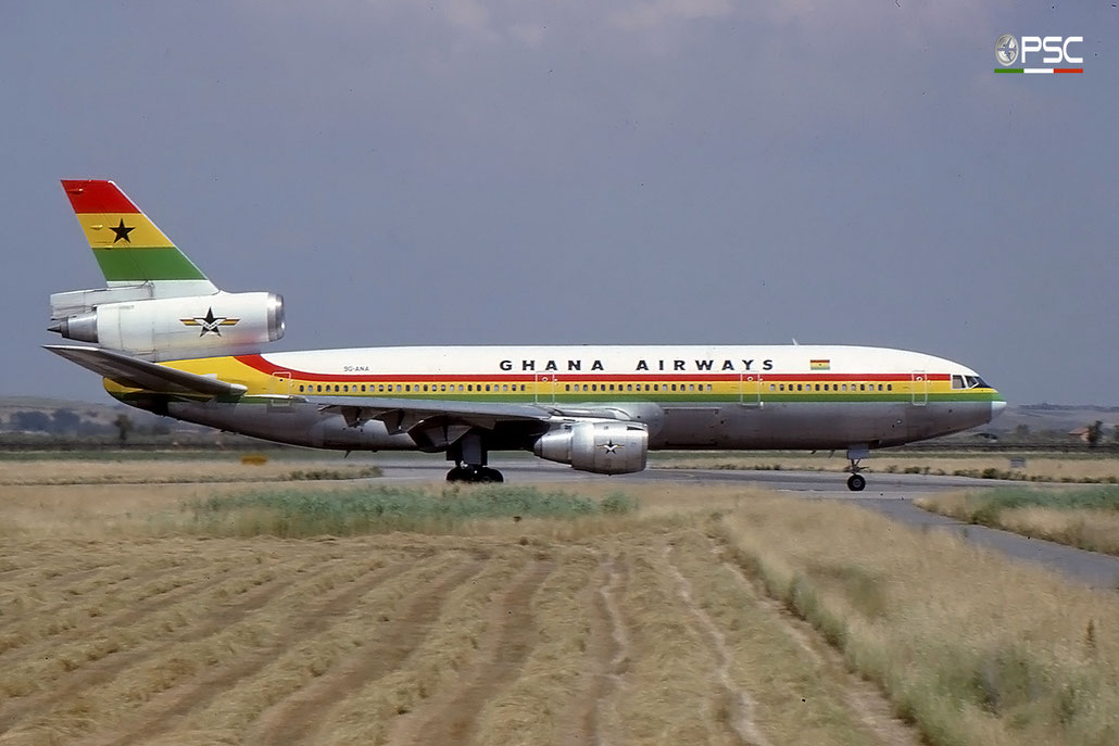 9G-ANA DC-10-30 48286/369 Ghana Airways © 2017 courtesy of Marco Ceschi - Piti Spotter Club Verona