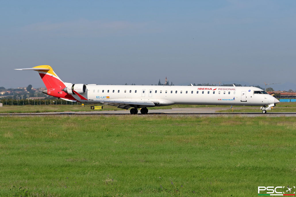 EC-LKF Bombardier CRJ-1000 19011  CF34-8C5A2  Air Nostrum 2010  @ Aeroporto di Verona 09 2025 © Piti Spotter Club Verona