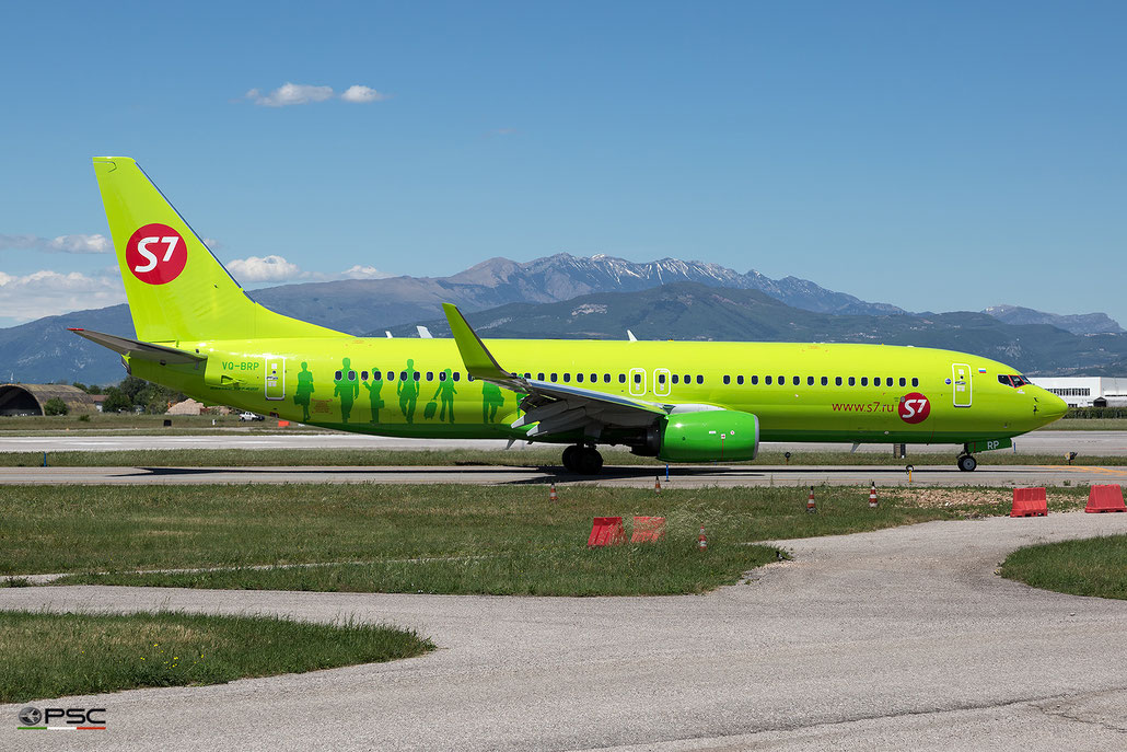VQ-BRP B737-8LP 41709/5002 S7 Airlines @ Aeroporto di Verona - 2016 © Piti Spotter Club Verona (04.05.2016)