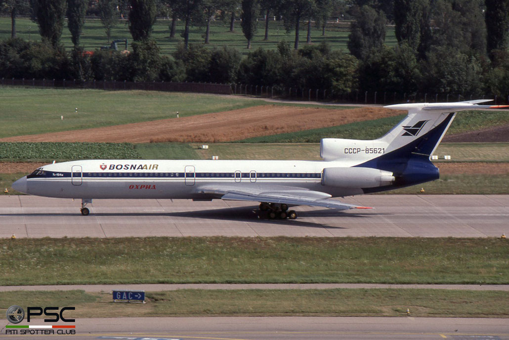 CCCP-85621 86A742 Tu-154M CCCP-85621 Vardar Bosna Air © 2018 courtesy of Marco Ceschi - Piti Spotter Club Verona
