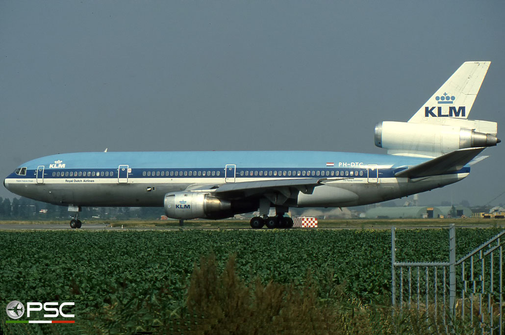 PH-DTC DC-10-30 46552/71 KLM Royal Dutch Airlines © 2017 courtesy of Marco Ceschi - Piti Spotter Club Verona