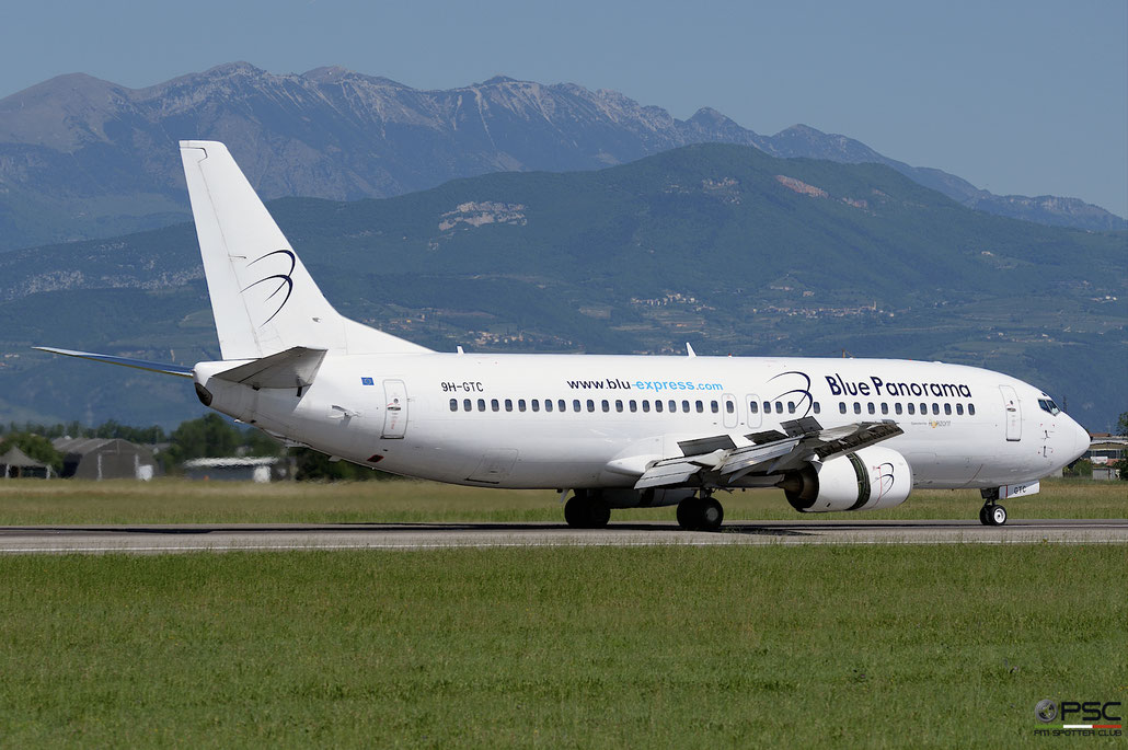 9H-GTC B737-430 27001/2316 Blue Panorama Airlines Lsf Air Horizont @ Aeroporto di Verona 21.05.2017  © Piti Spotter Club Verona