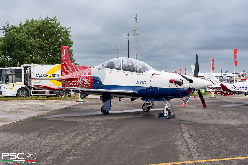 G-ETPB Pilatus PC-21 311  PT6A-68B  QinetiQ 2018  @ RIAT 2024 © Piti Spotter Club Verona