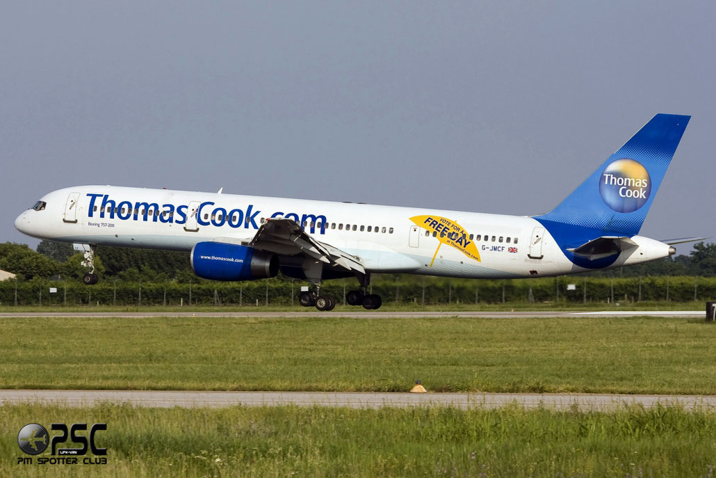 G-JMCF B757-28A 24369/226 Thomas Cook Airlines @ Aeroporto di Verona © Piti Spotter Club Verona