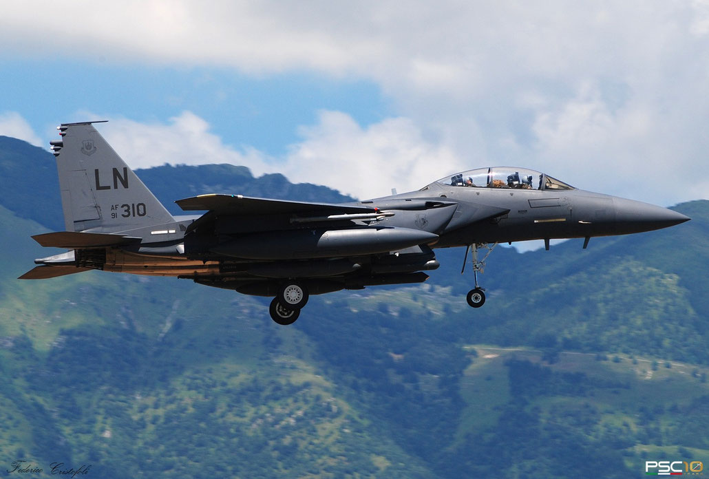 91-0310  LN  F-15E-51-MC  1217/E175  494th FS @ Aviano ©  2022 Piti Spotter Club Verona