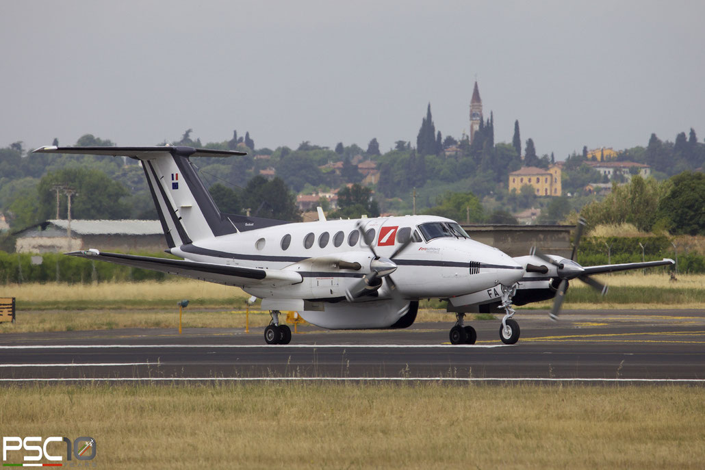 F-GJFA  Beech B200  BB-1270  DGAC / SEFA  @ Aeroporto di Verona  05 2022 © Piti Spotter Club Verona