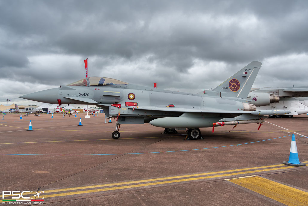 QA420 ZR521 EF2000 MS017 BAE Systems @ RIAT 2024 © Piti Spotter Club Verona