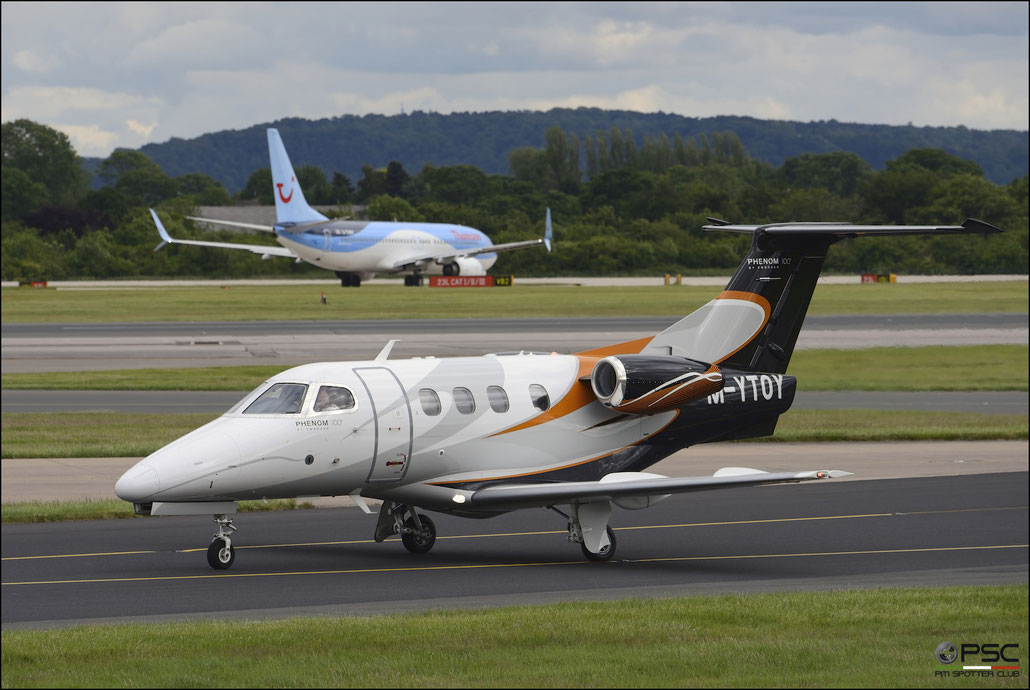 M-YTOY EMB500 50000112 Pool Aviation @ Manchester Airport 21.06.2015 © Piti Spotter Club Verona