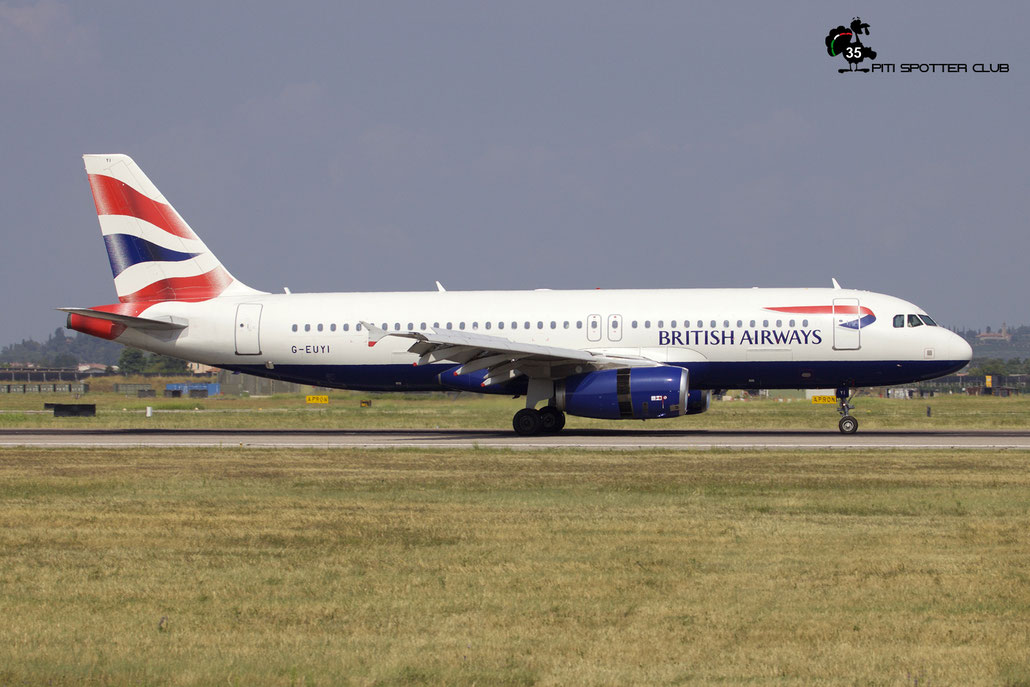 G-EUYI A320-232 4306 British Airways @ Aeroporto di Verona 11.08.2018  © Piti Spotter Club Verona