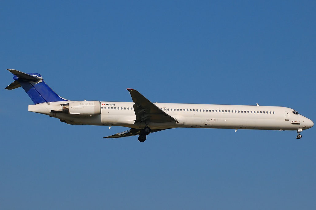 HB-JID MD-90-30 53460/2142 Hello