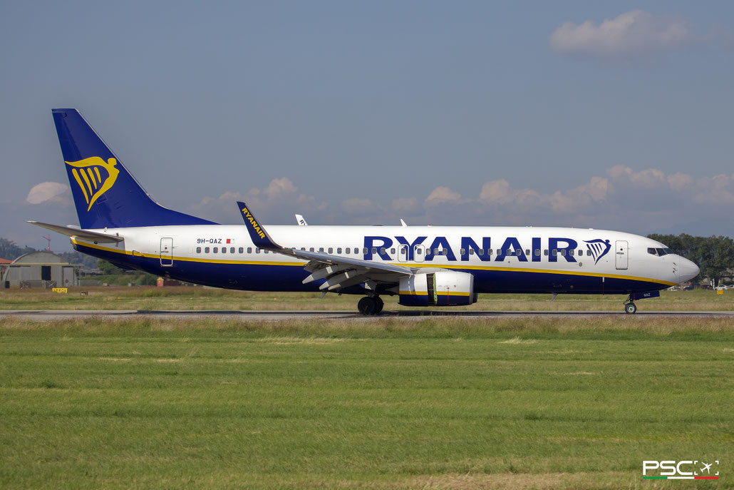 9H-QAZ Boeing 737-8AS 44700 5402 cfm56-7B26E  Malta Air>Ryanair 2015  @ Aeroporto di Verona 09 2025 © Piti Spotter Club Verona