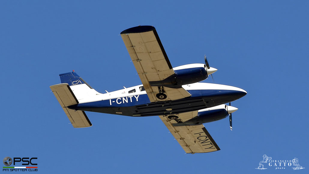 I-CNTY - Private Piper PA-34 Seneca  @ Aeroporto di Verona 07.07.2018  © Piti Spotter Club Verona