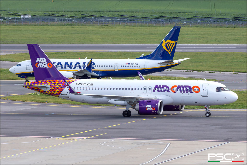 SU-BUY Airbus A320-251N 10837  LEAP 1A26  Air Cairo 2022 @ Vienna Airport 04 2024 © Piti Spotter Club Verona