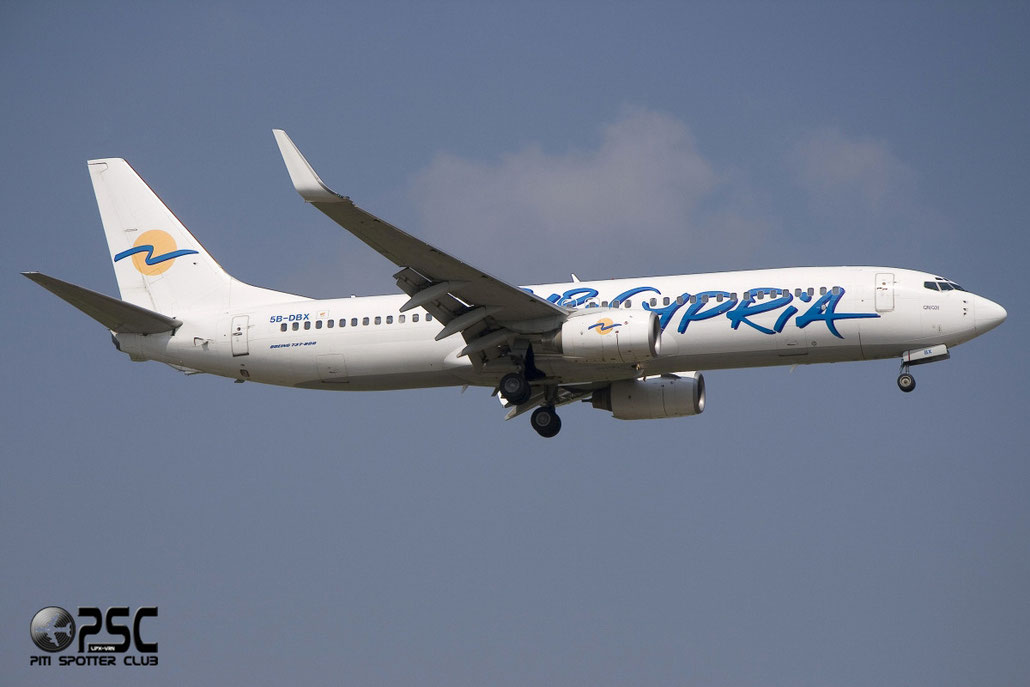 5B-DBX B737-8Q8 33699/1309 EuroCypria Airways