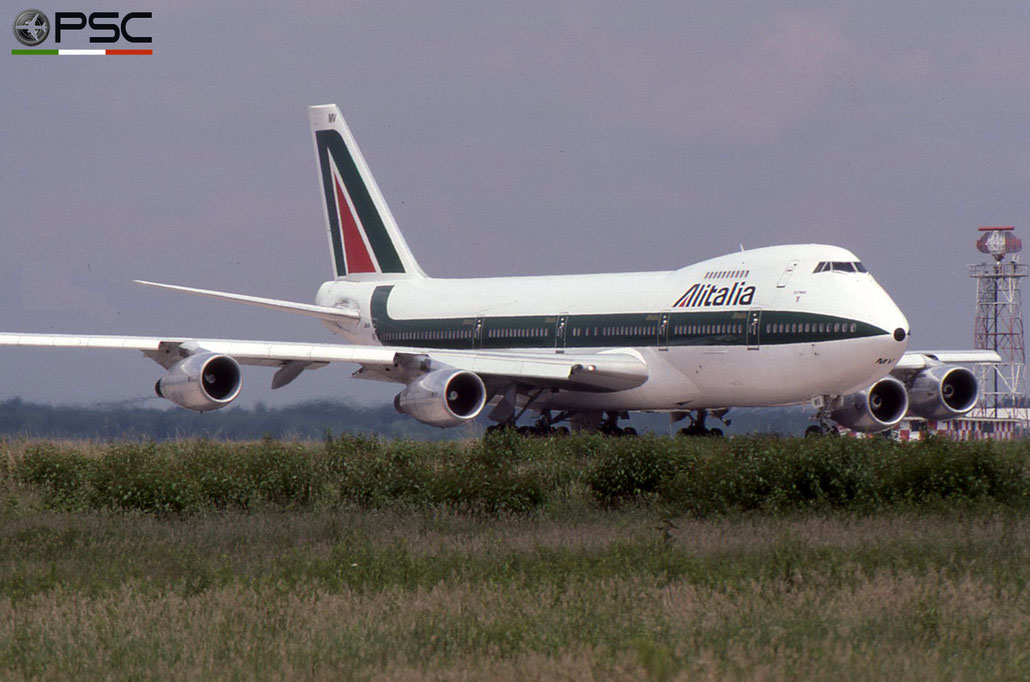 I-DEMV B747-243B 23301/618 Alitalia © 2018 courtesy of Marco Ceschi - Piti Spotter Club Verona