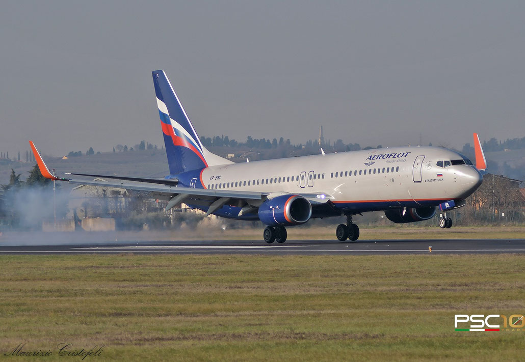 VP-BML  B737-800  44434/6348  Aeroflot  @ Aeroporto di Verona  01 2022 © Piti Spotter Club Verona