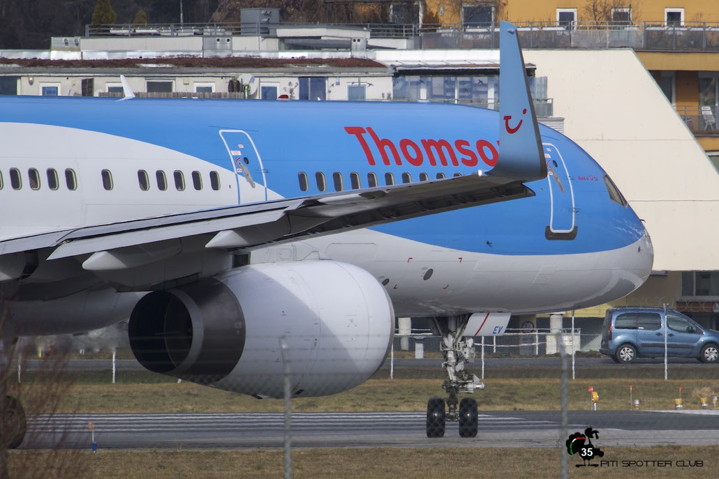 G-CPEV B757-236 29943/871 Thomson Airways @ Innsbruck Airport 09.01.2016 © Piti Spotter Club Verona