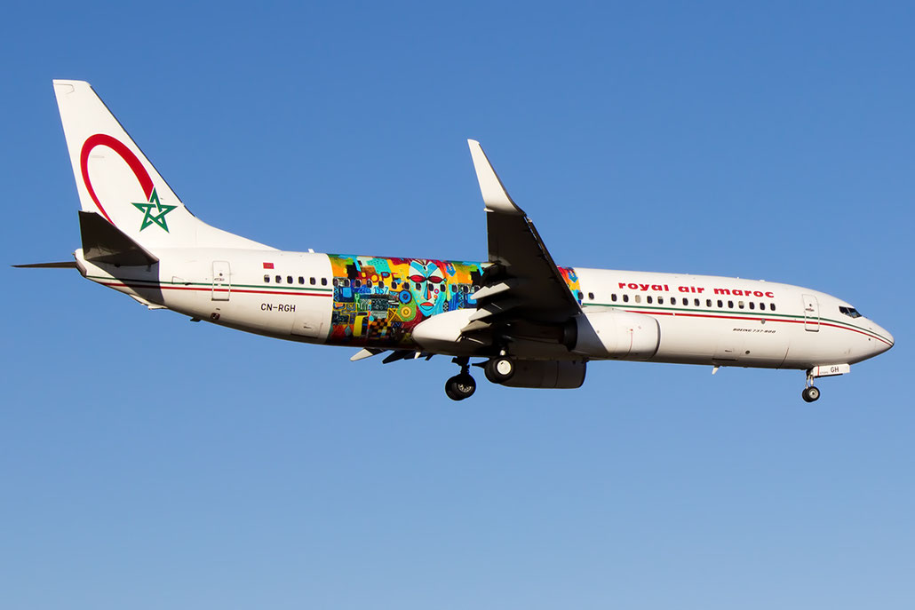 CN-RGH B737-86N 36828/3850 Royal Air Maroc @ Bologna 25.03.2017 © Piti Spotter Club Verona
