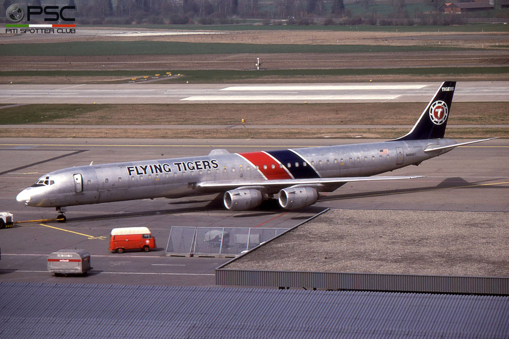 N4865T DC-8-73F 46073/485 Flying Tiger Line © 2018 courtesy of Marco Ceschi - Piti Spotter Club Verona