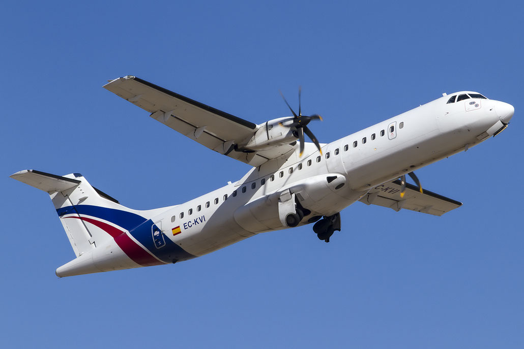 EC-KVI ATR72-212A 824 Swiftair @ Palma de Mallorca Airport 07.2014 © Piti Spotter Club Verona