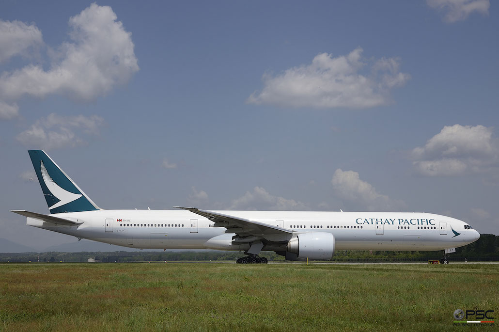 B-KPT  B777-367ER  37896/927  Cathay Pacific Airways  @ Milano Malpensa 05.05.2018 © Piti Spotter Club Verona